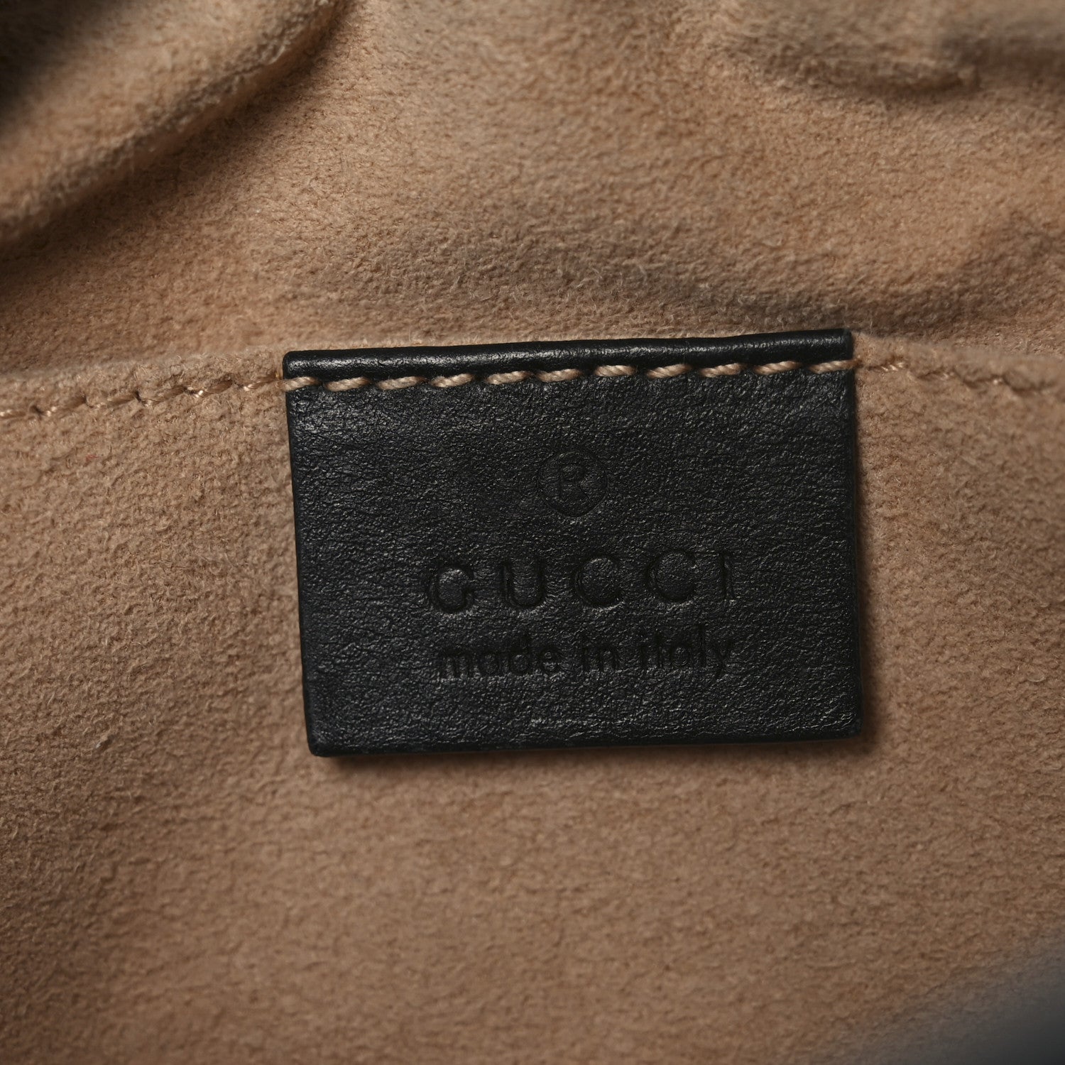 Gucci Calfskin Matelasse Mini GG Marmont Chain Shoulder Bag Black