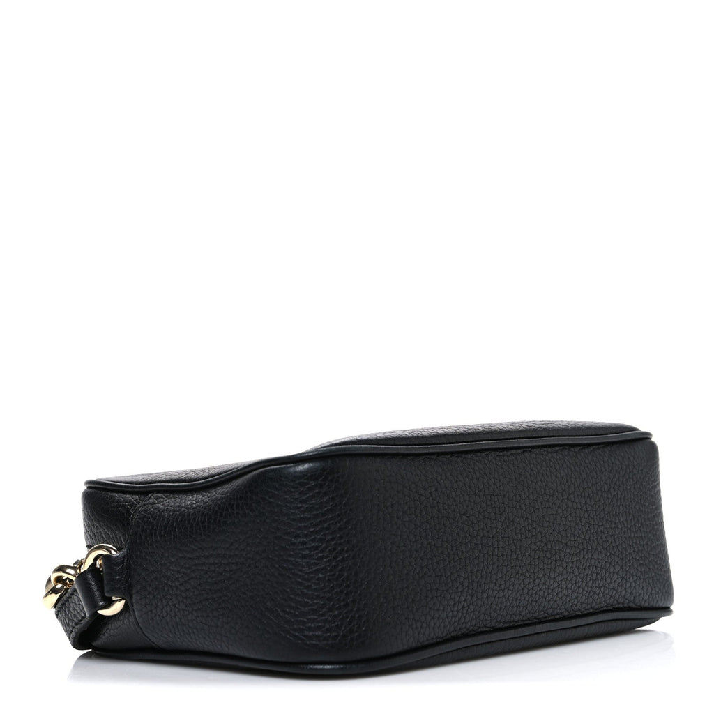 Gucci Pebbled Calfskin Small Soho Disco Bag Black