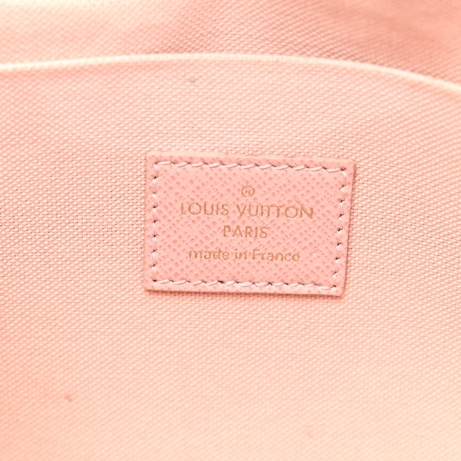 Louis Vuitton Damier Azur Pochette Felicie Chain Wallet Rose Ballerine