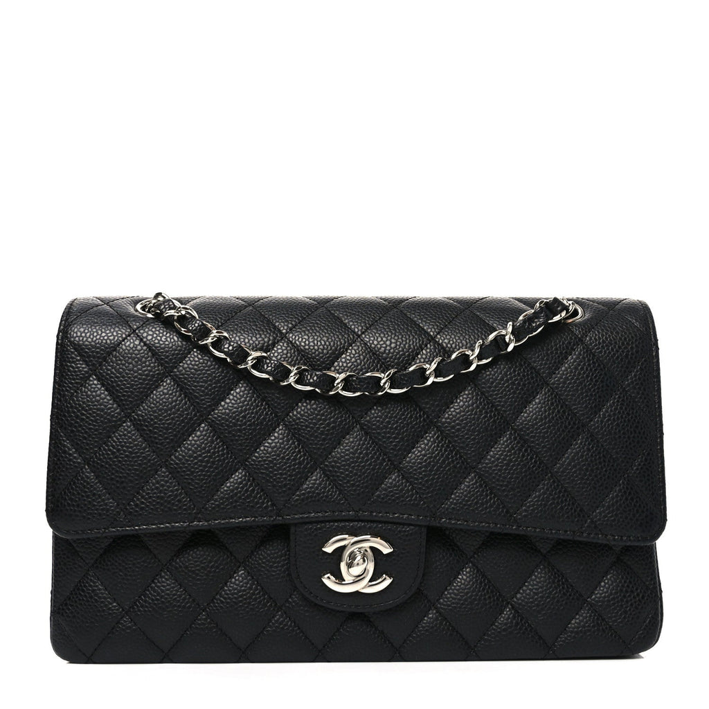 Chanel Caviar Quilted Medium Double Flap Black