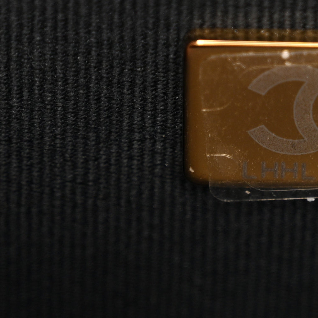 Chanel Caviar Quilted Boy Wallet On Chain WOC Black