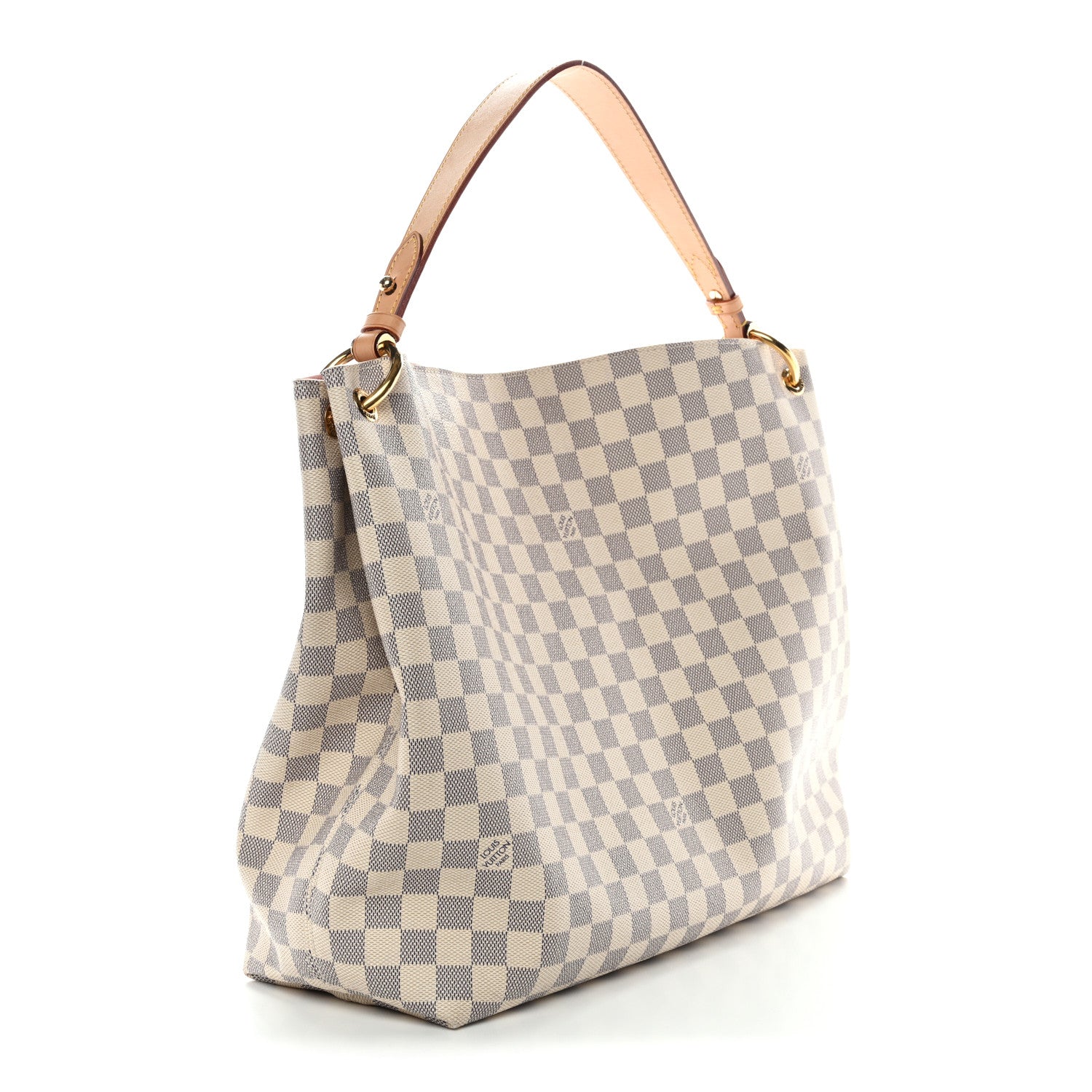 Louis Vuitton Damier Azur Graceful MM Rose Ballerine