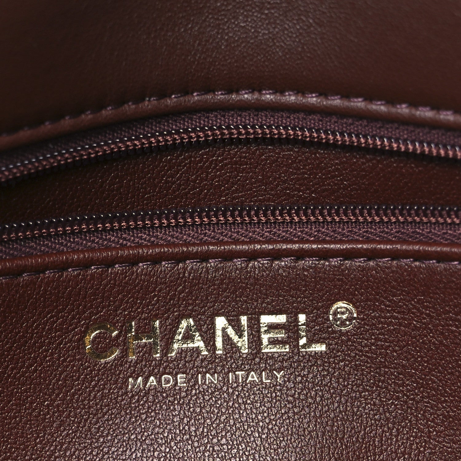 Chanel Shearling Lambskin Quilted Furry Coco Flap Dark Brown Beige