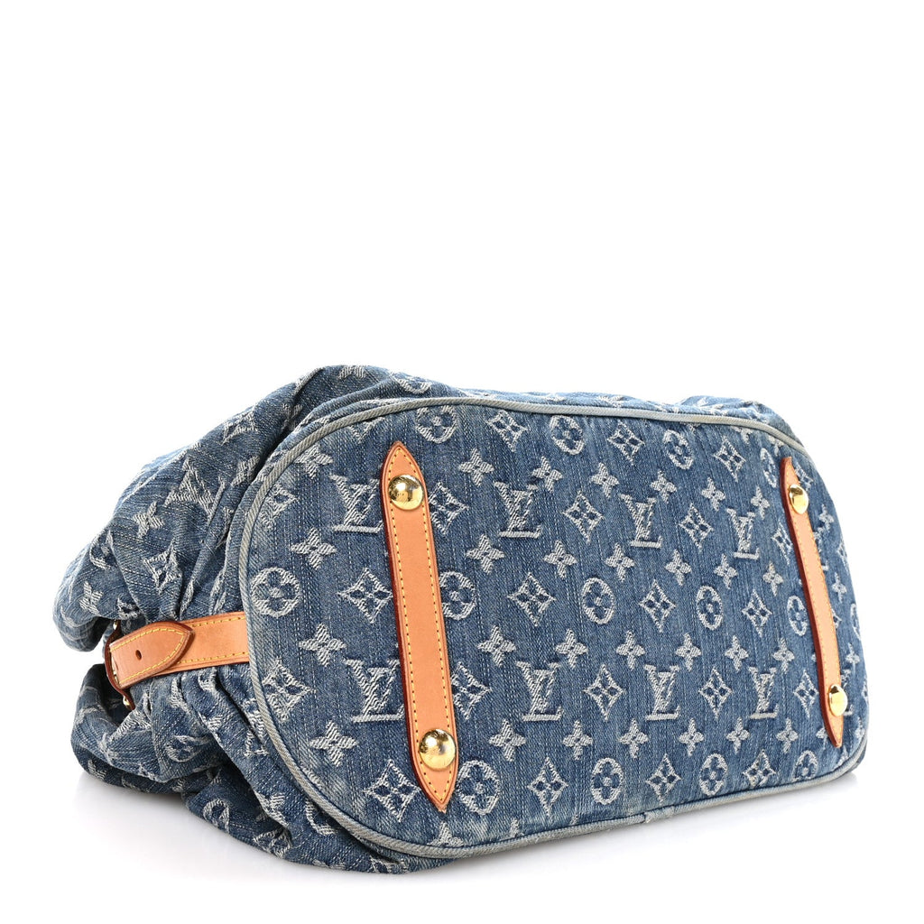 Louis Vuitton Denim Mahina XL Blue