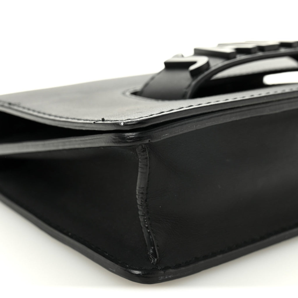 Christian Dior Ultra Matte Calfskin J'Adior Chain Flap Bag Black
