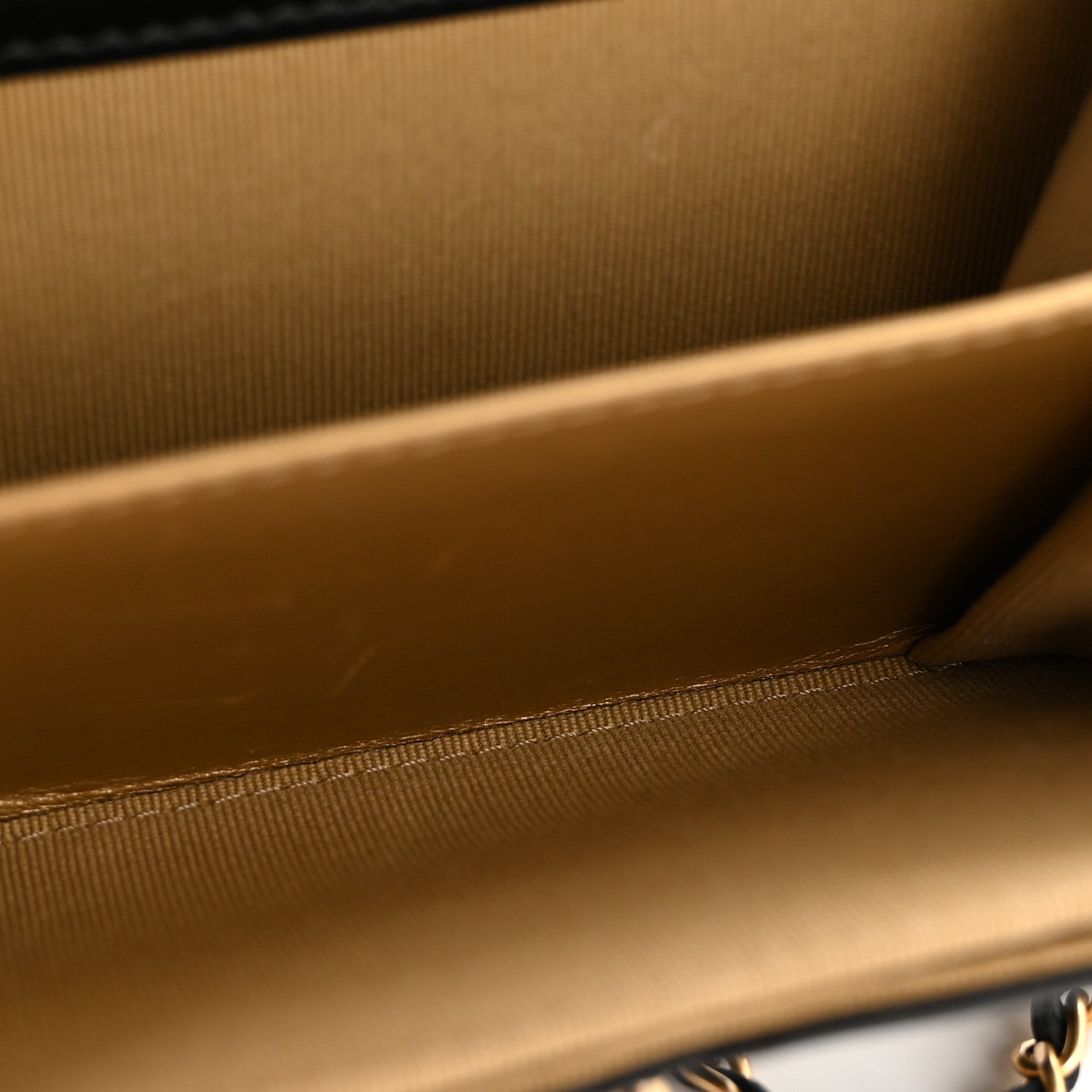 Chanel Lambskin Quilted Pearl Crush Clutch With Chain Black