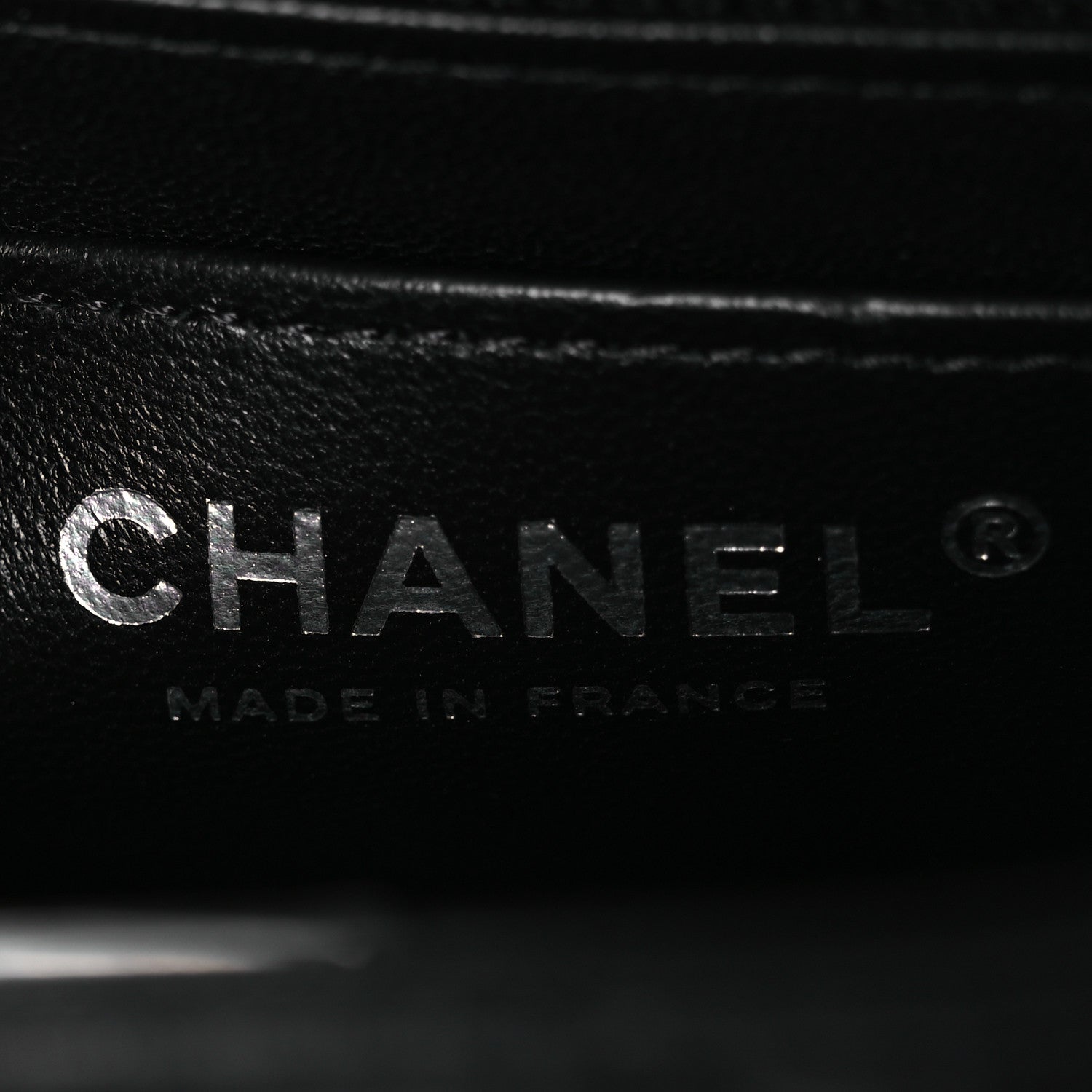 Chanel Lambskin Quilted Mini Rectangular Flap Black