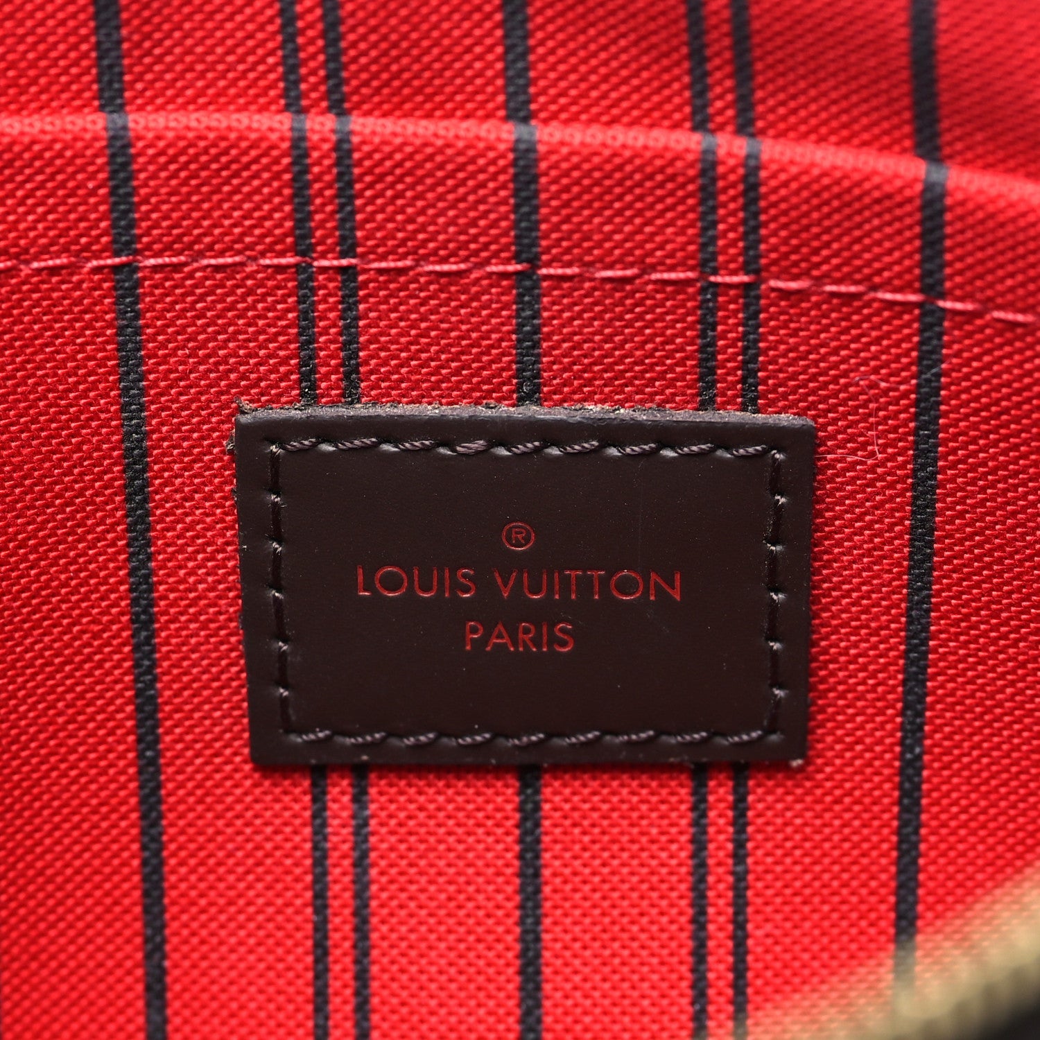 Louis Vuitton Damier Ebene Neverfull MM GM Pochette