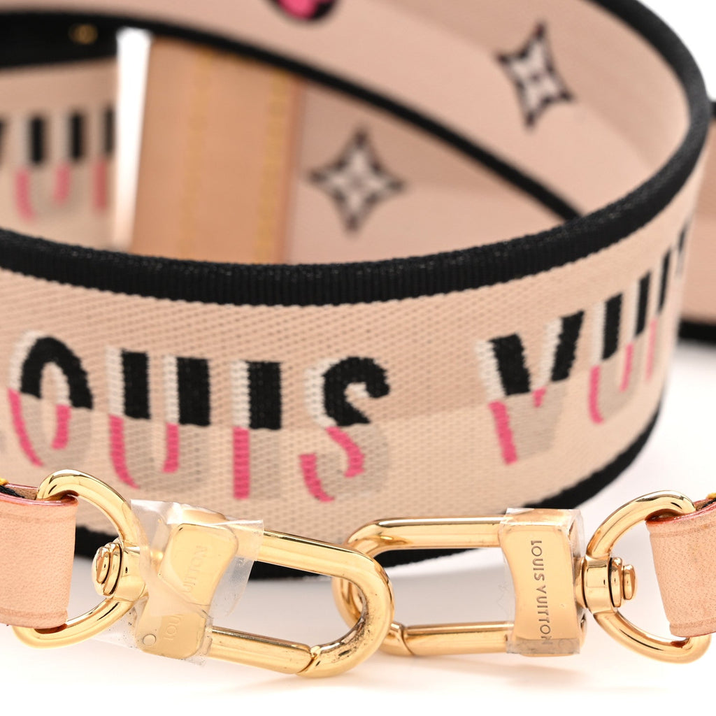Louis Vuitton Jacquard Diane Shoulder Strap Black