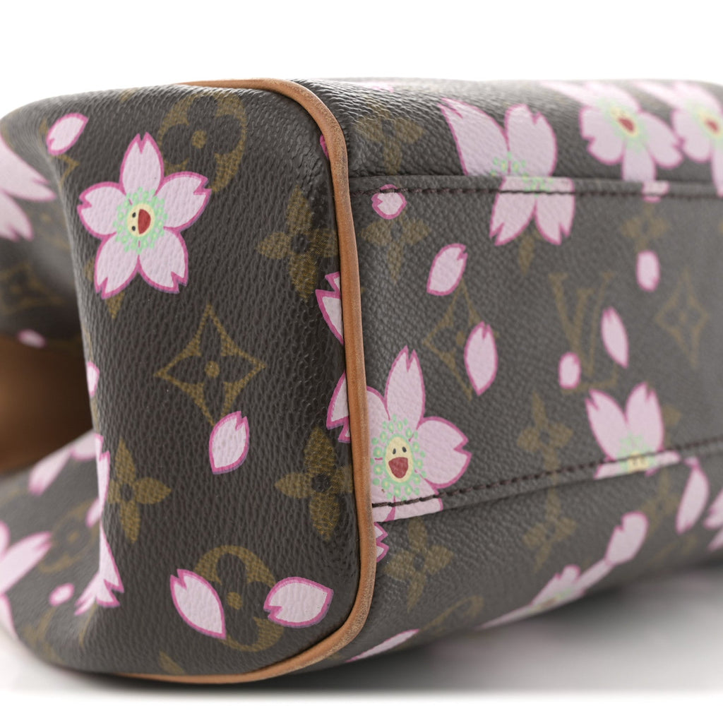 Louis Vuitton Monogram Cherry Blossom Sac Retro Bag Brown