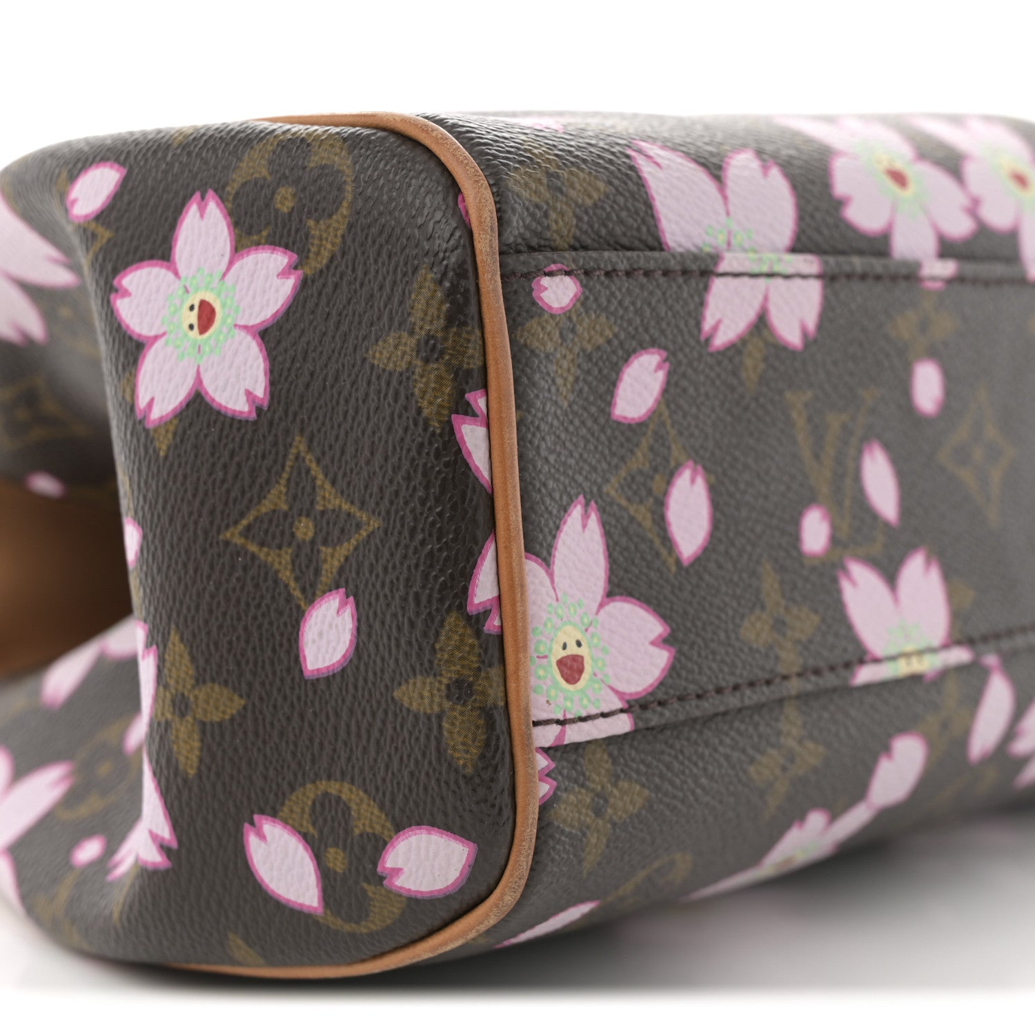 Louis Vuitton Monogram Cherry Blossom Sac Retro Bag Brown