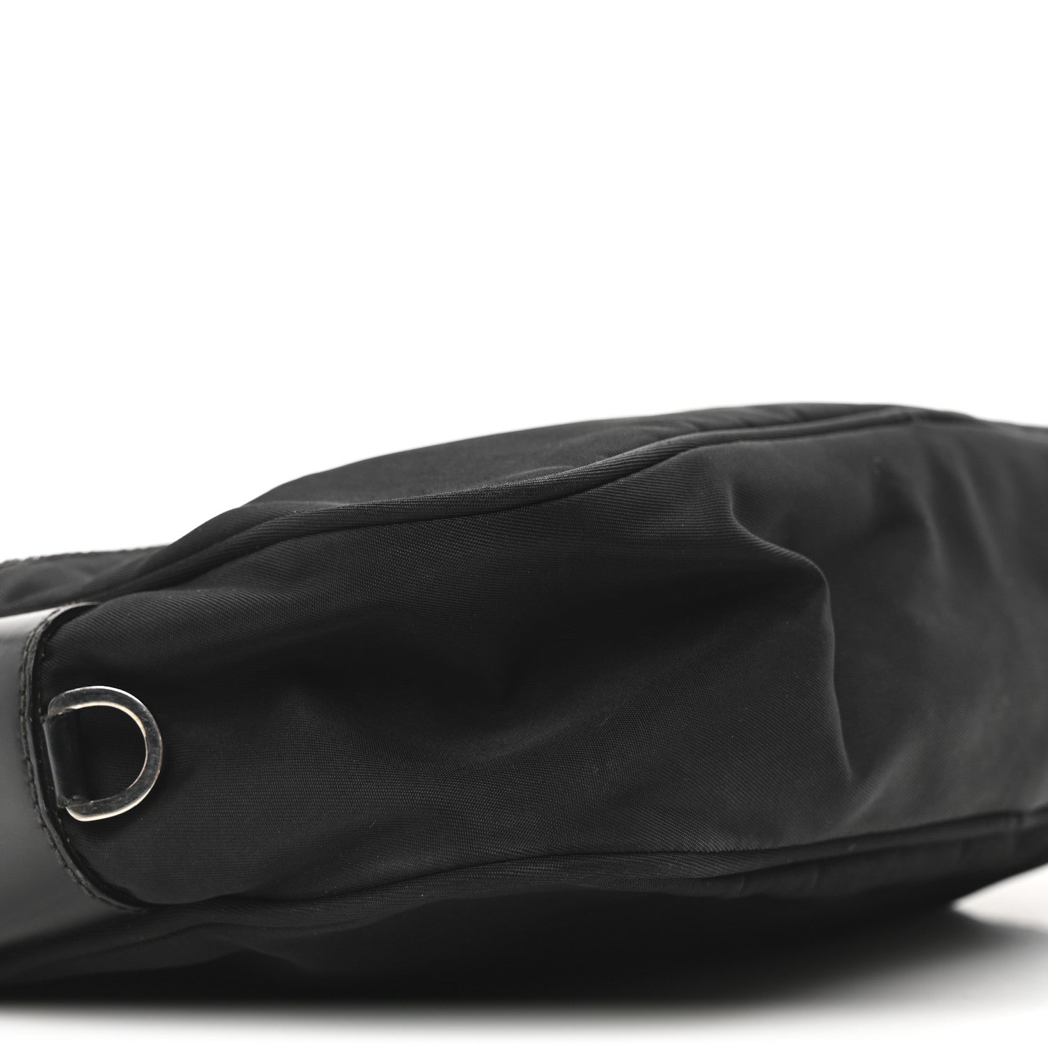 Prada Tessuto Nylon Triangle Shoulder Bag Black