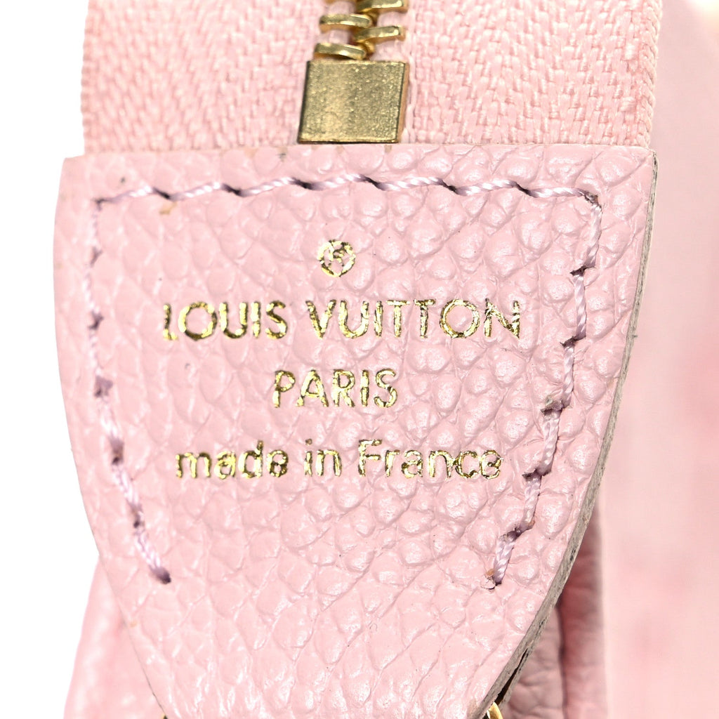 Louis Vuitton Empreinte Monogram Giant By The Pool Mini Pochette Accessories Bouton De Rose