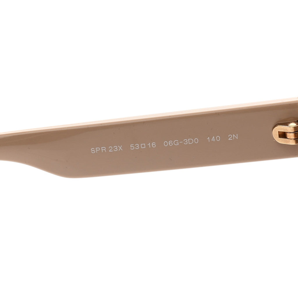 Prada Acetate Cat Eye Sunglasses SPR 23X Beige