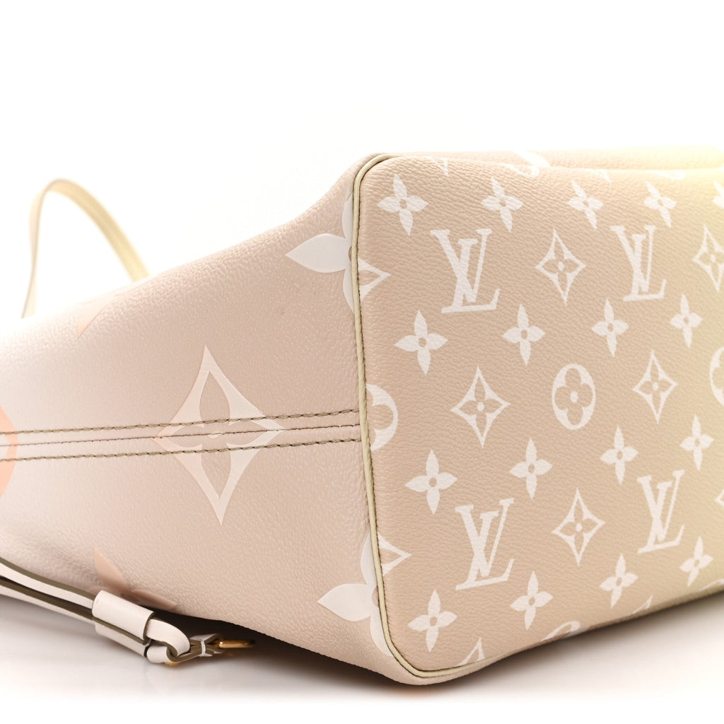Louis Vuitton Monogram Giant Spring In The City Neverfull MM Sunset Kaki