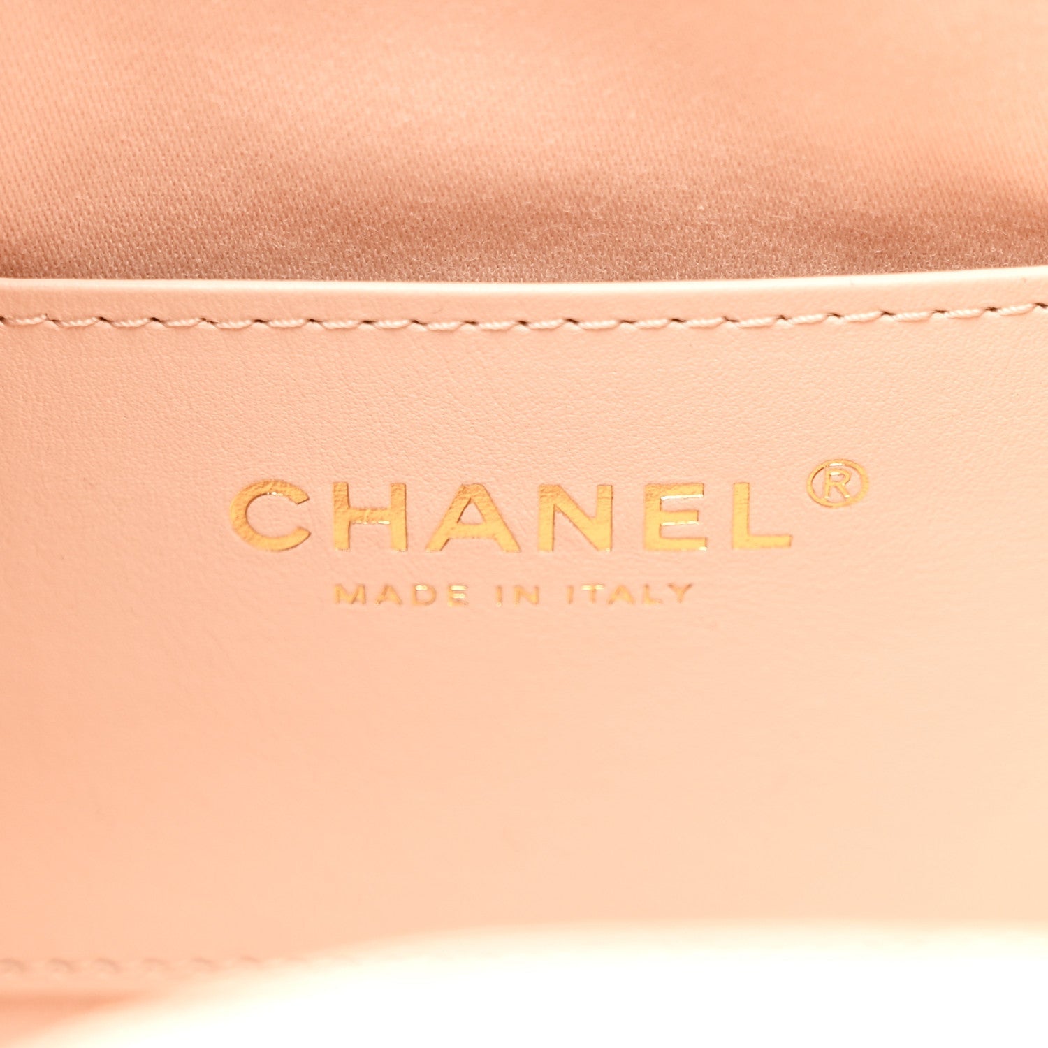 Chanel Metallic Caviar Quilted Mini Chanel 25 Handbag Copper