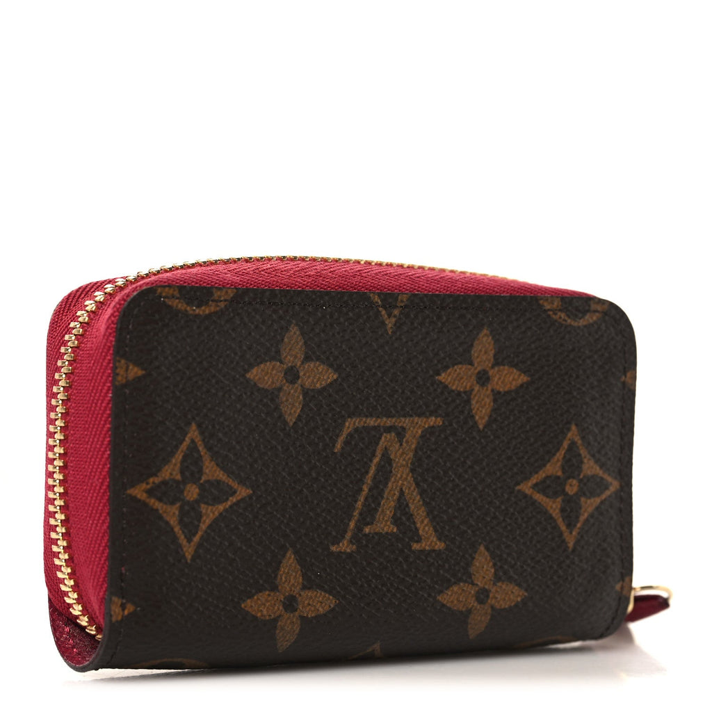 Louis Vuitton Monogram Zippy Multicartes Fuchsia