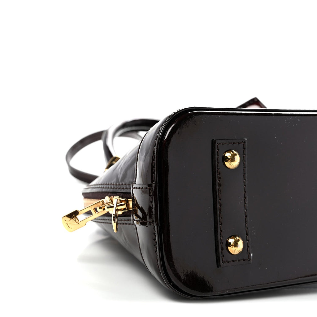 Louis Vuitton Vernis Alma BB Amarante
