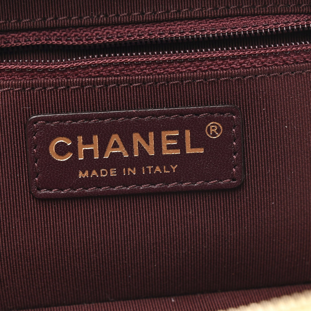 Chanel Metallic Lambskin Mini Coco Boy Camera Case Gold