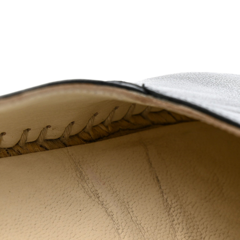 Lambskin CC Espadrilles 36 Black