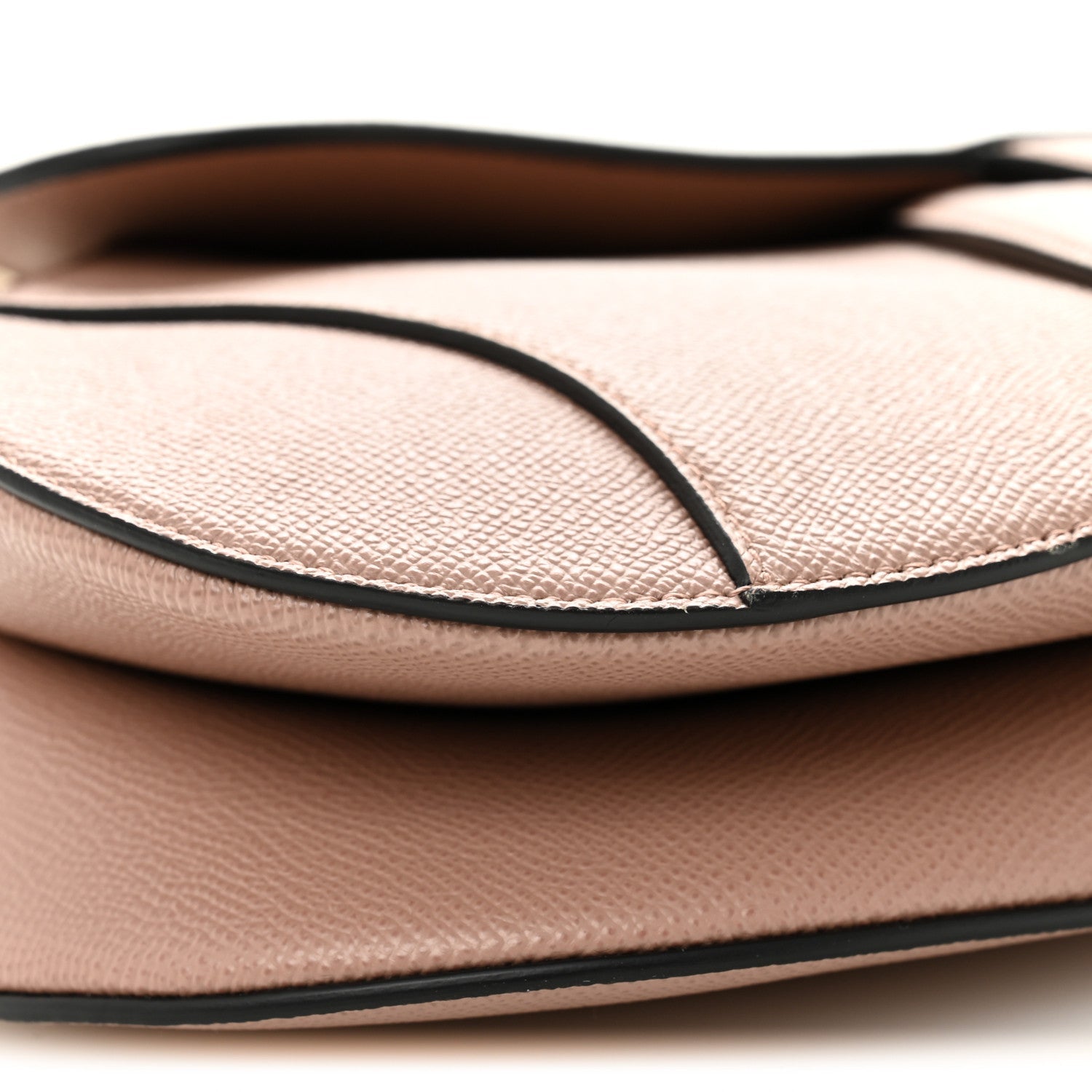 Christian Dior Calfskin Saddle Bag Pink