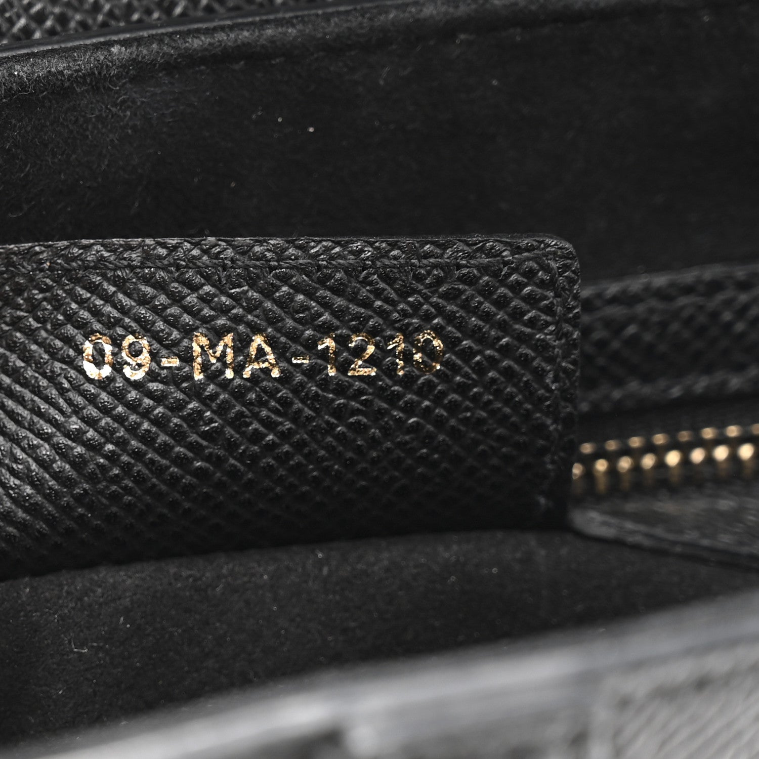 Christian Dior Grained Calfskin Saddle Bag Black