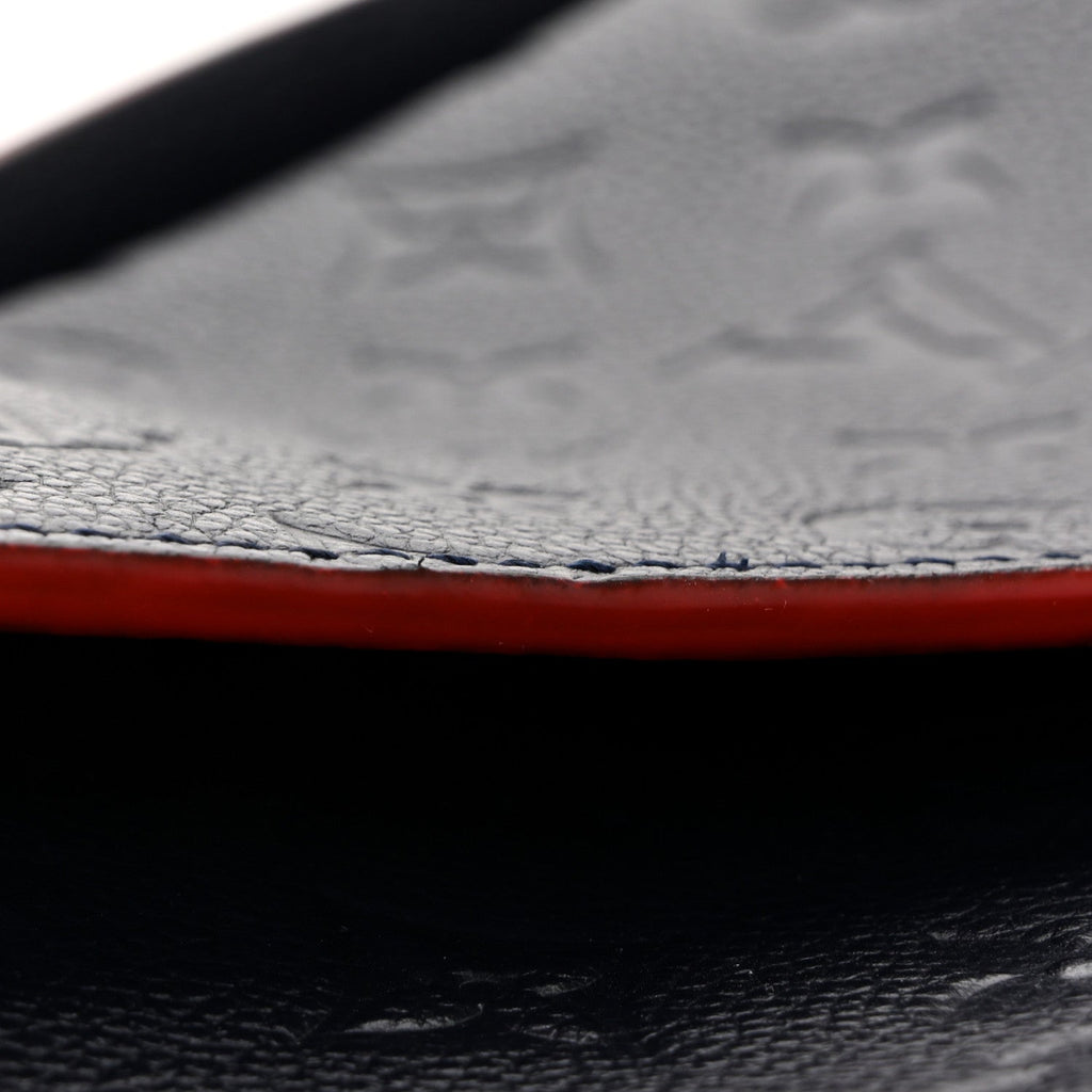 Louis Vuitton Empreinte Pochette Metis Marine Rouge