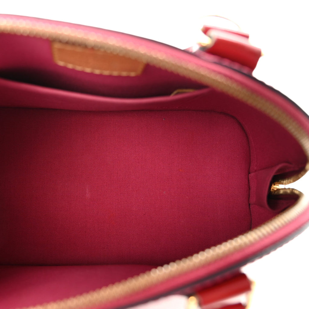 Louis Vuitton Vernis Alma BB Rose Indien