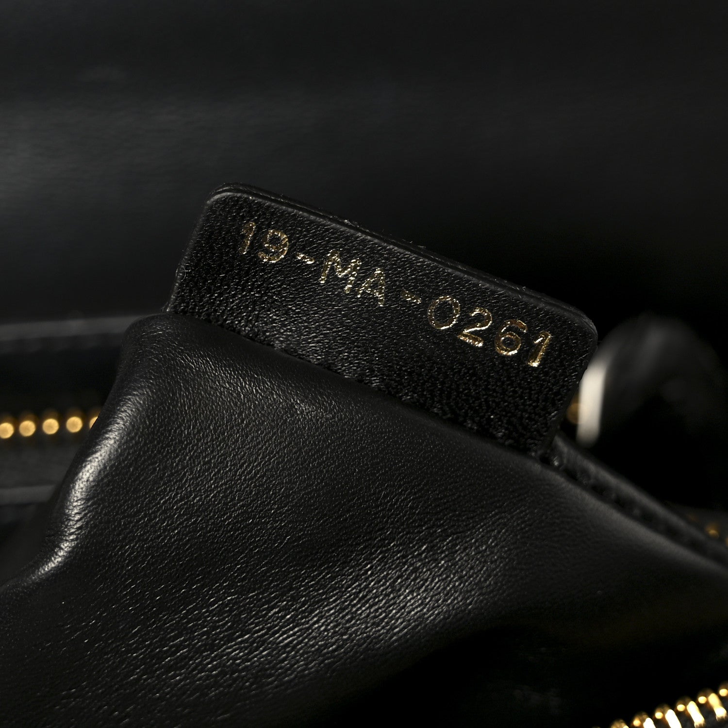 Christian Dior Calfskin Macrocannage Medium St. Honore Tote Black