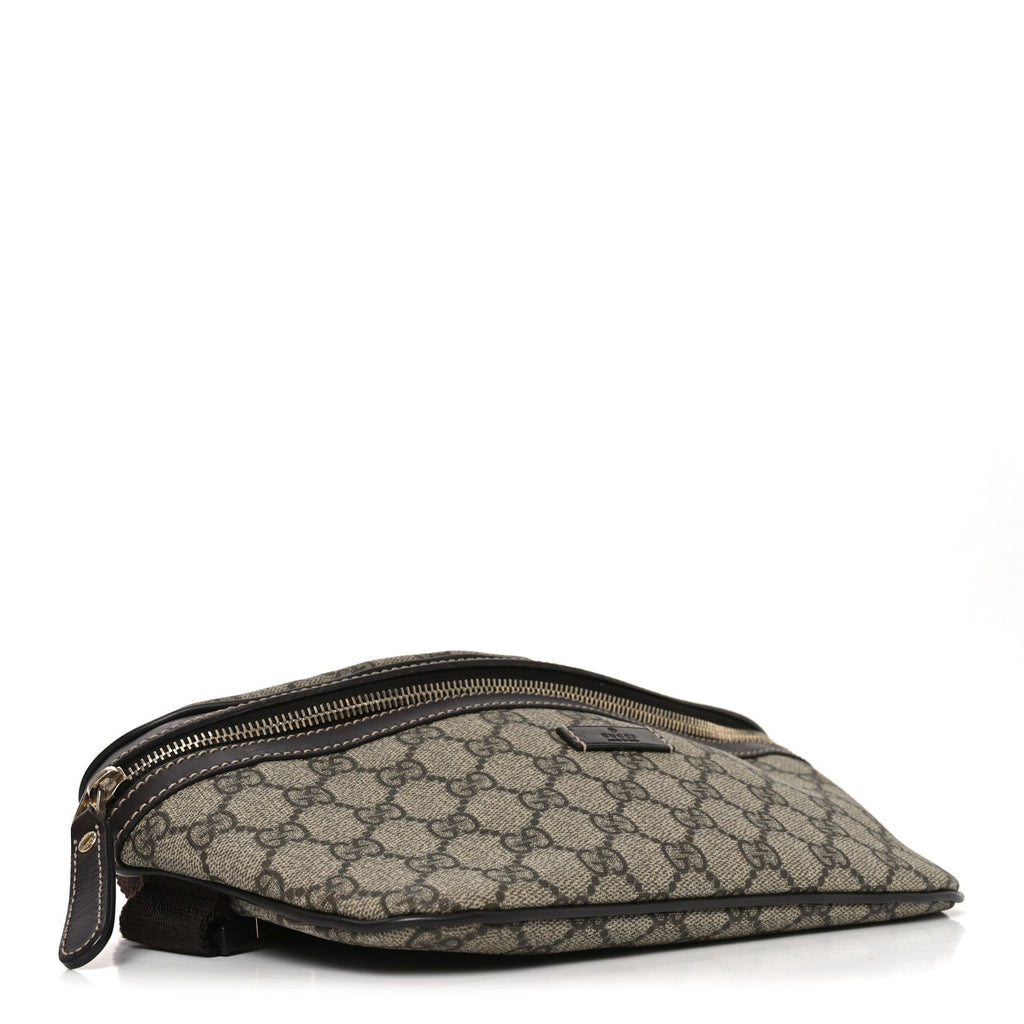 Gucci GG Supreme Monogram Belt Bag Dark Brown