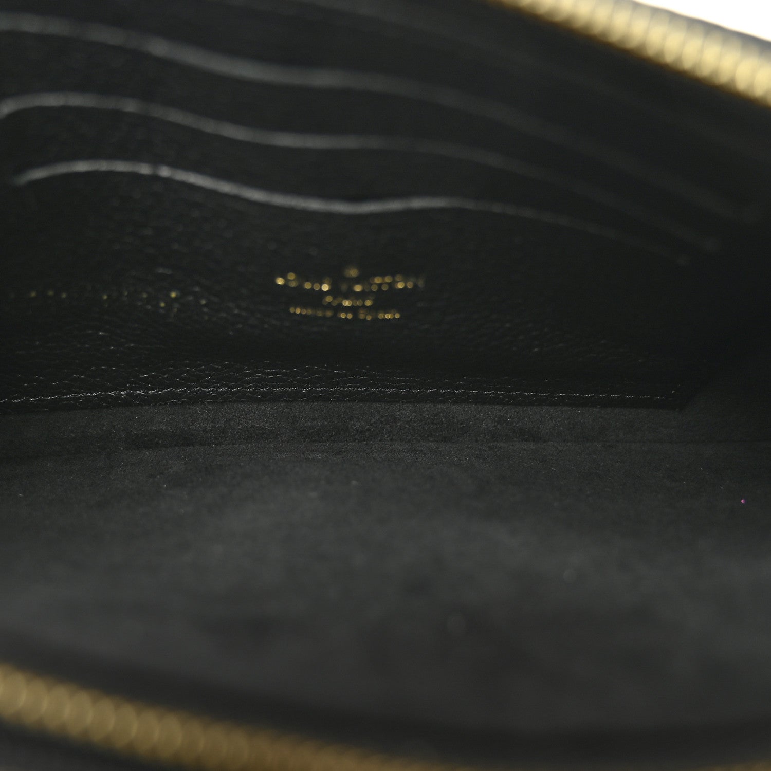 Louis Vuitton Empreinte Double Zip Pochette Black
