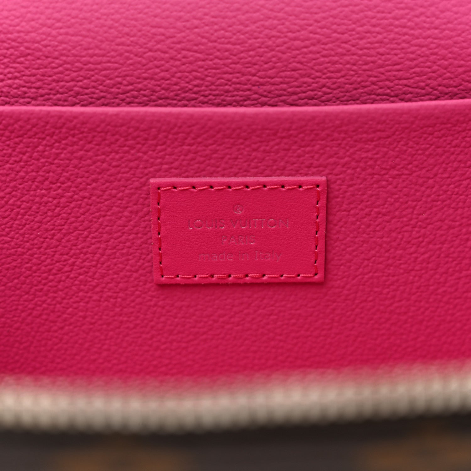 Louis Vuitton Monogram Macassar Nice Mini Fuchsia