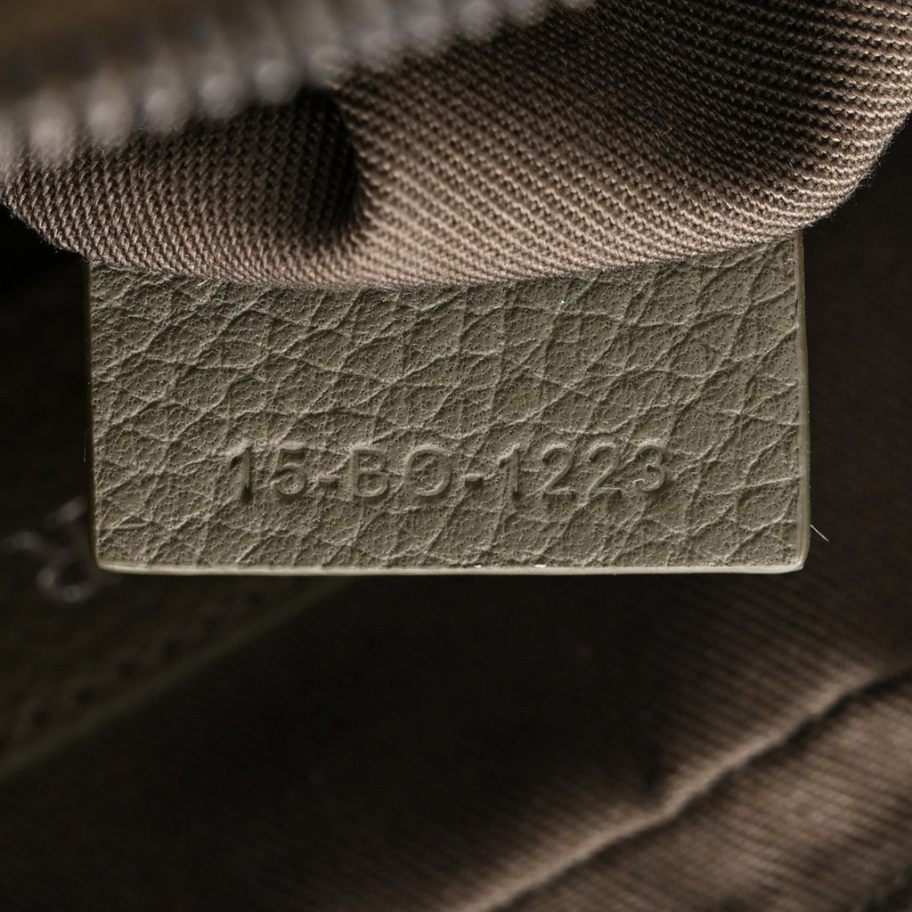 Christian Dior Oblique Saddle Triple Pouch Green