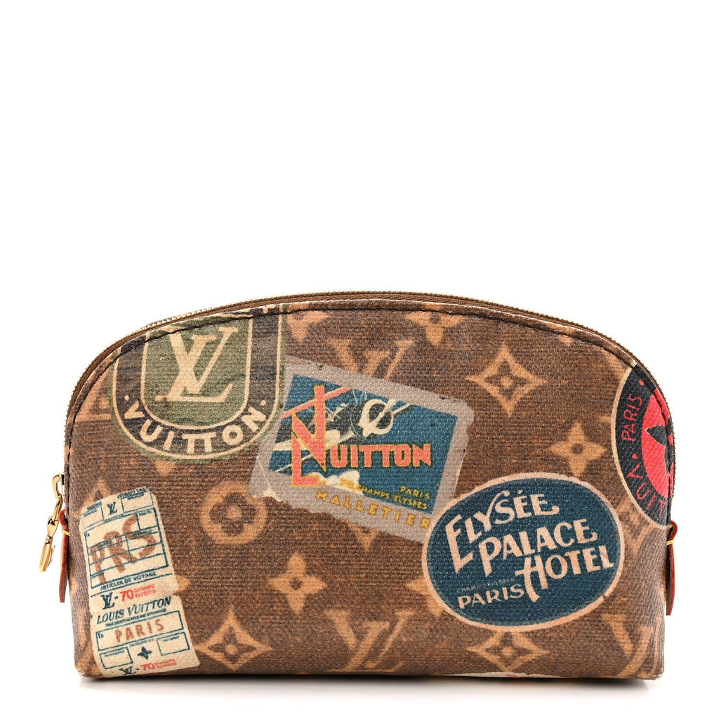 Louis Vuitton Monogram Flight Mode Cosmetic Pouch
