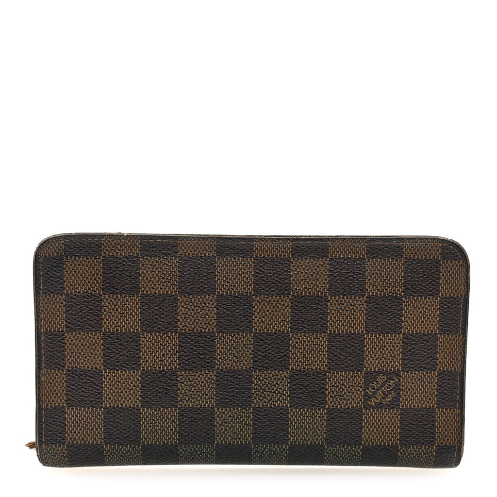 Louis Vuitton Damier Ebene Porte-Monnaie Zippe Zippy Wallet