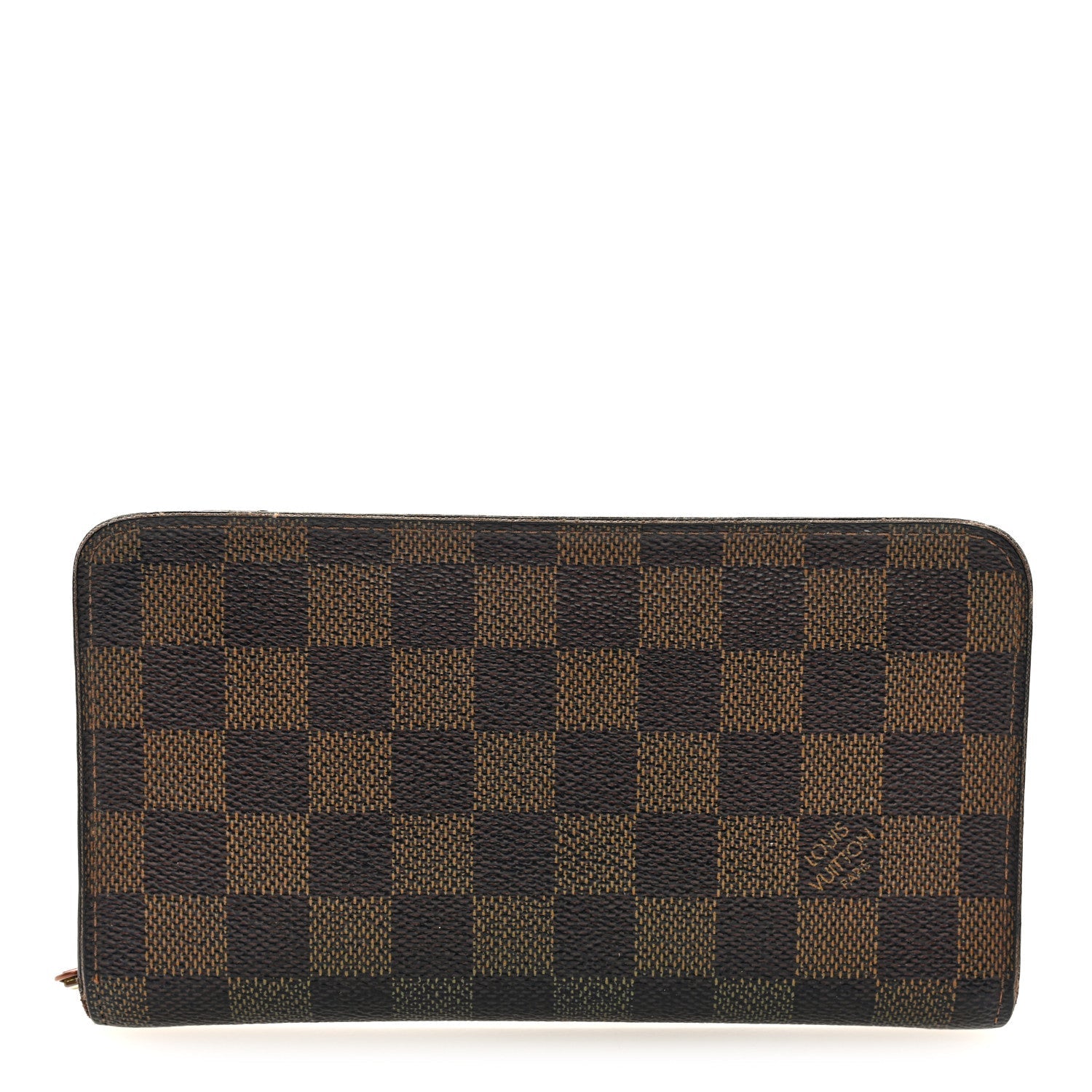 Louis Vuitton Damier Ebene Porte-Monnaie Zippe Zippy Wallet