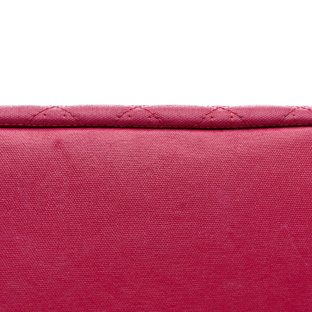 Christian Dior Coated Canvas Cannage Medium Panarea Tote Pink