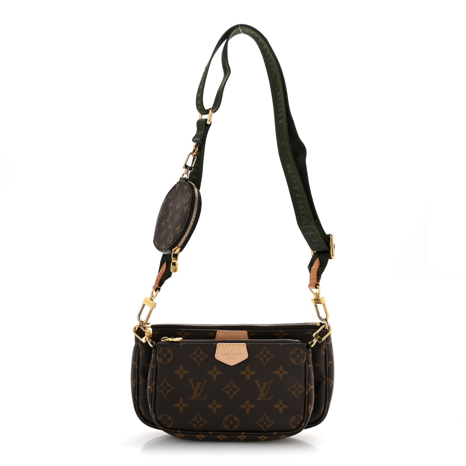Louis Vuitton Monogram Multi Pochette Accessories Kaki