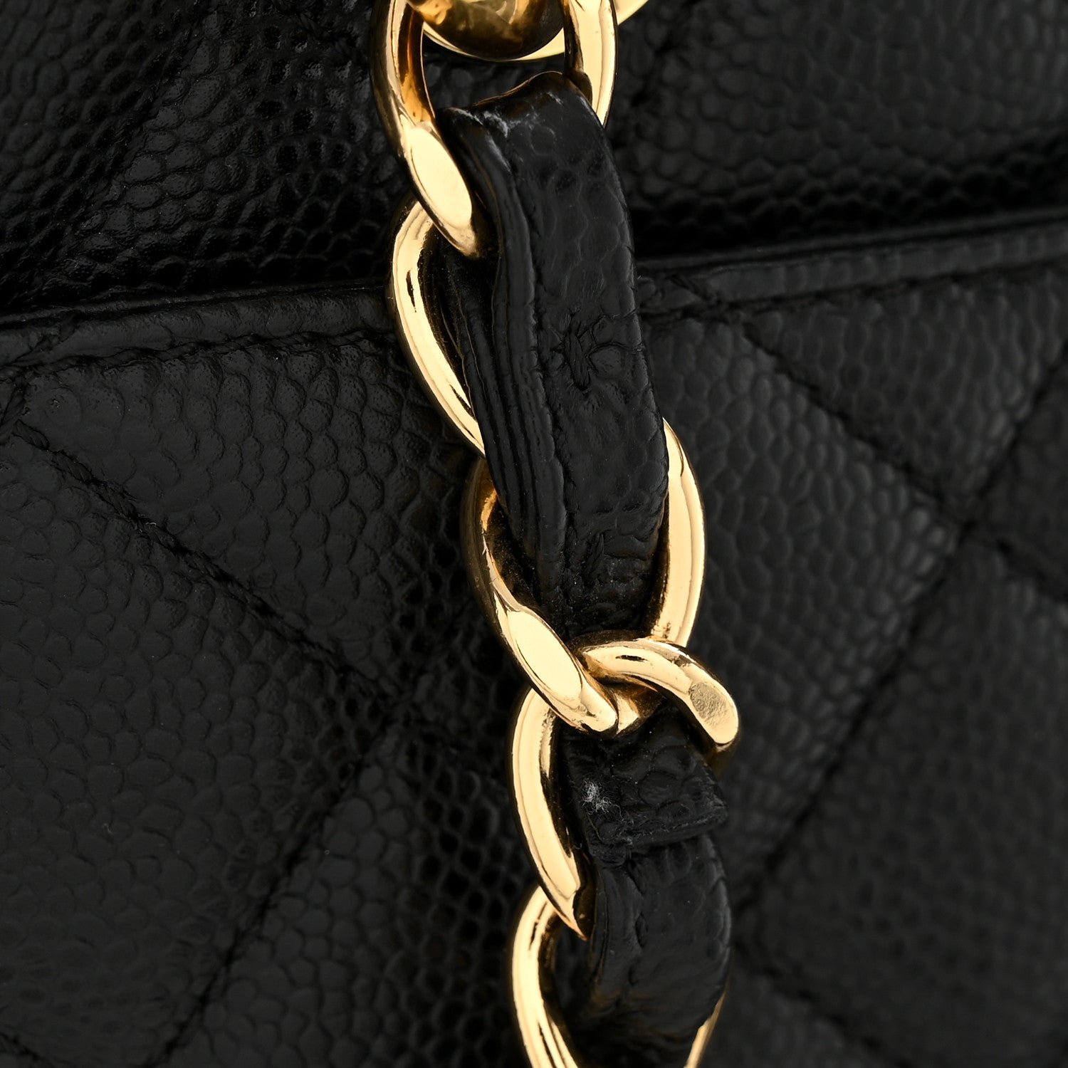 Chanel Caviar Quilted Grand Shopping Tote GST Black