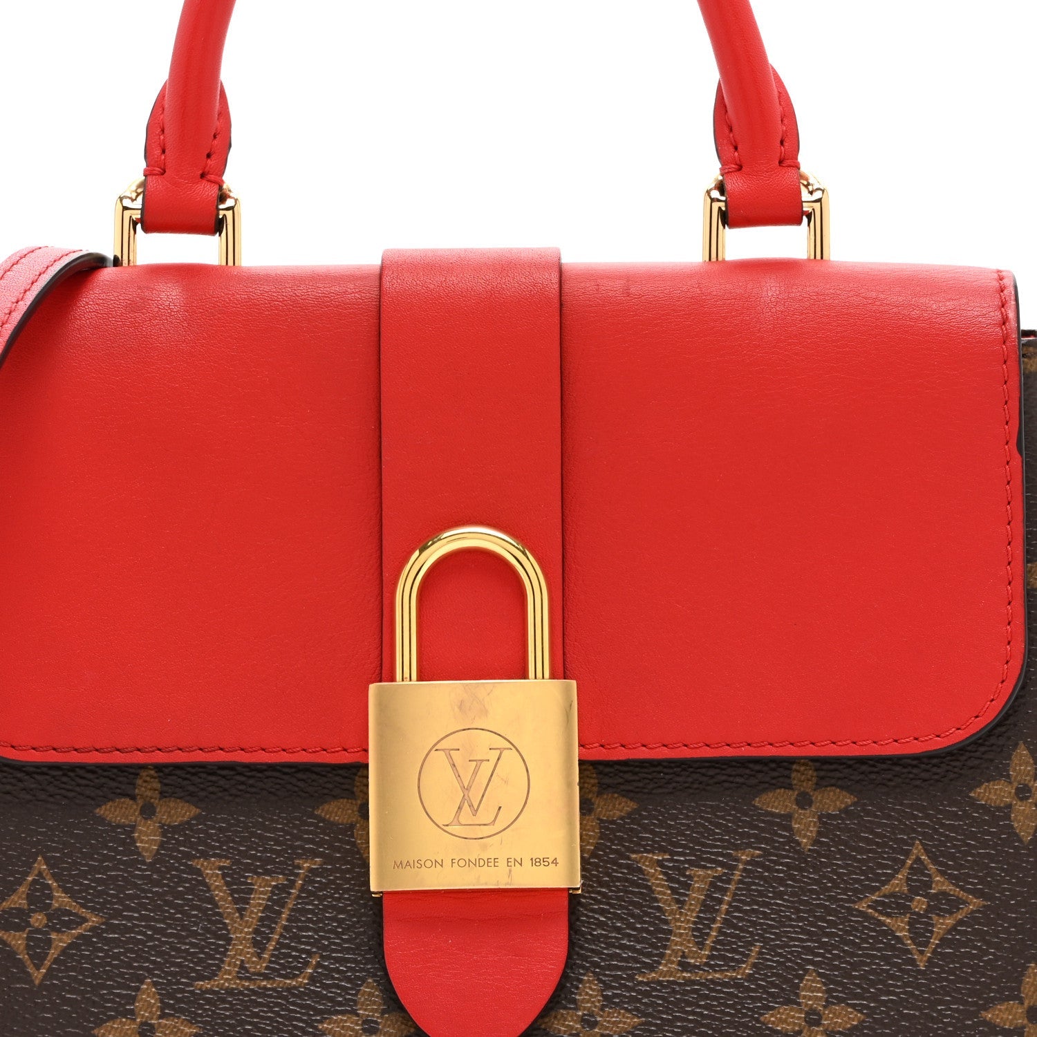 Louis Vuitton Monogram Locky BB Coquelicot