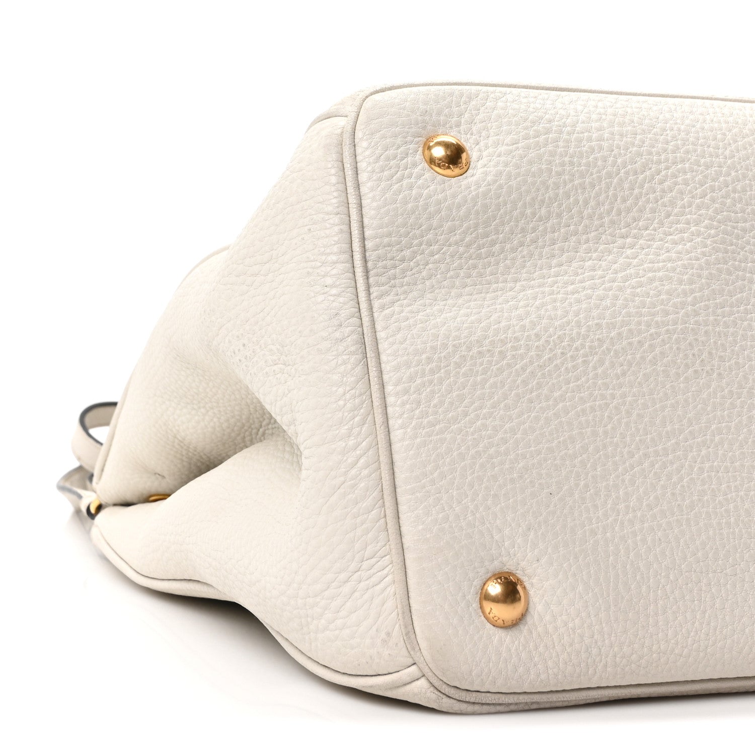 Prada Vitello Daino Tote Talco