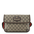 Gucci GG Supreme Monogram Neo Vintage Web Belt Bag Brown