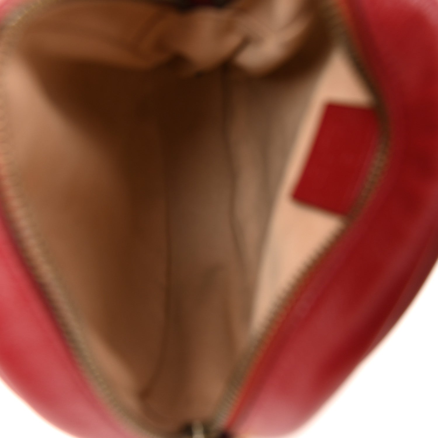 Gucci Glazed Calfskin Matelasse Heart Mini GG Marmont Round Shoulder Bag Romantic Cerise