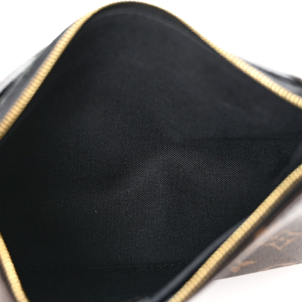 Louis Vuitton Monogram Pallas Clutch Black