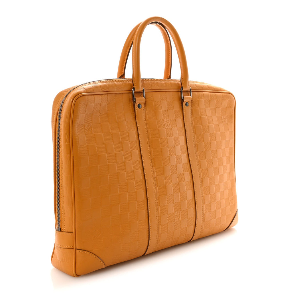 Louis Vuitton Damier Infini Porte-Documents Voyage Jaune