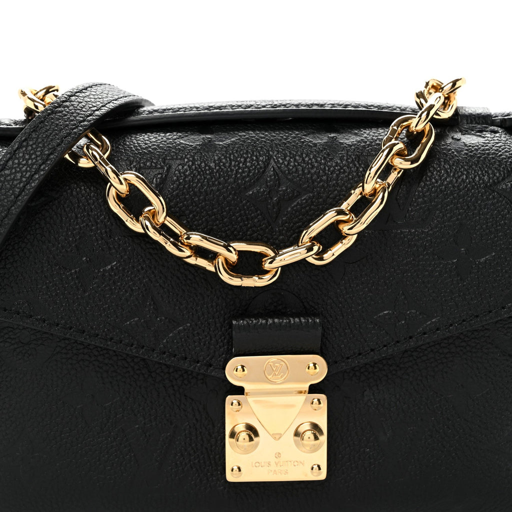 Louis Vuitton Empreinte Pochette Metis East West Black