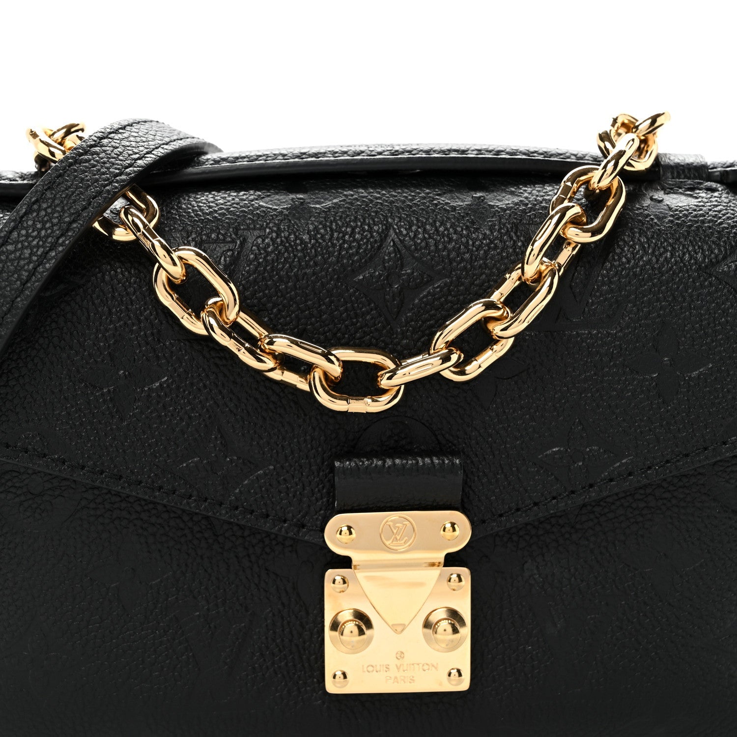 Louis Vuitton Empreinte Pochette Metis East West Black
