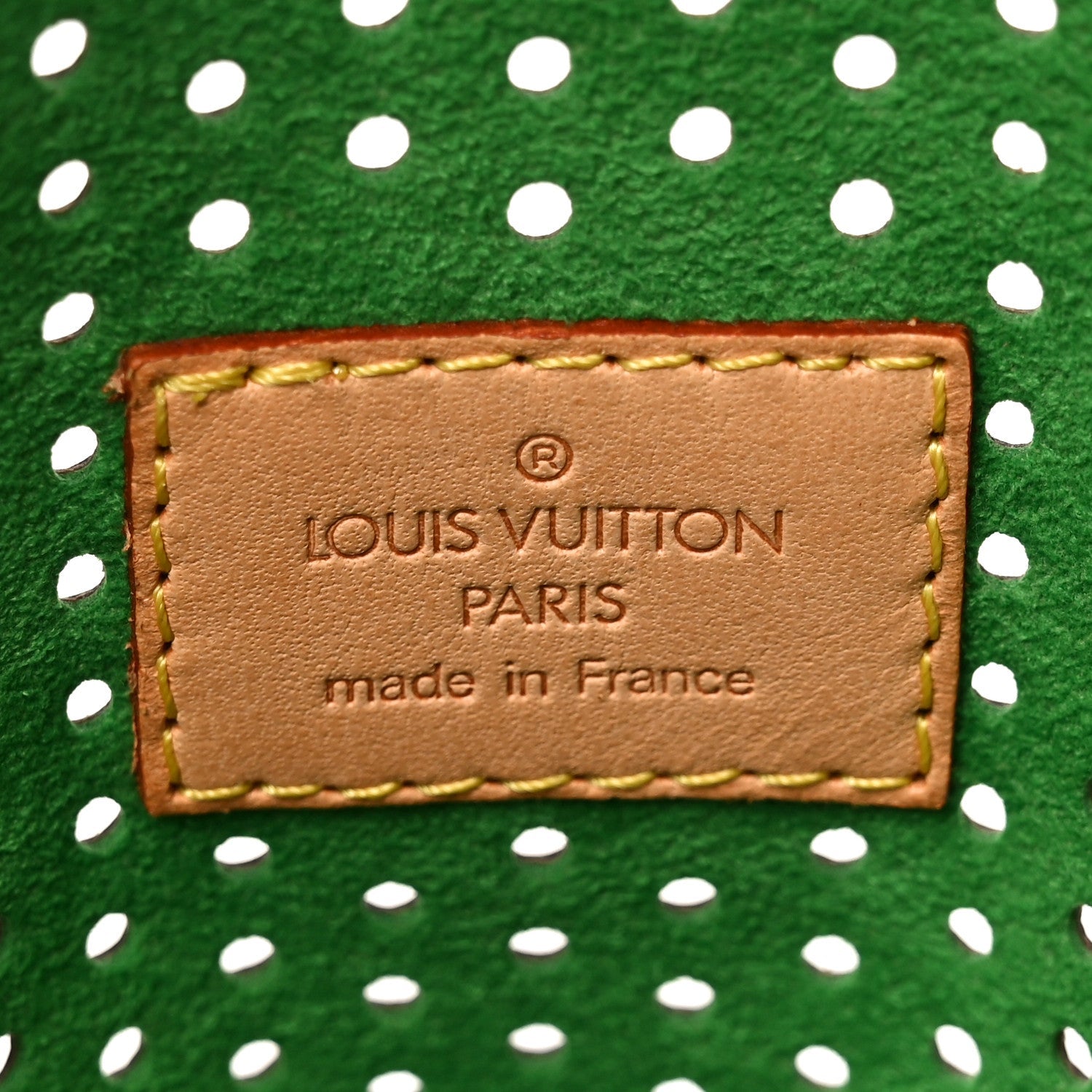 Louis Vuitton Monogram Perforated Speedy 30 Green