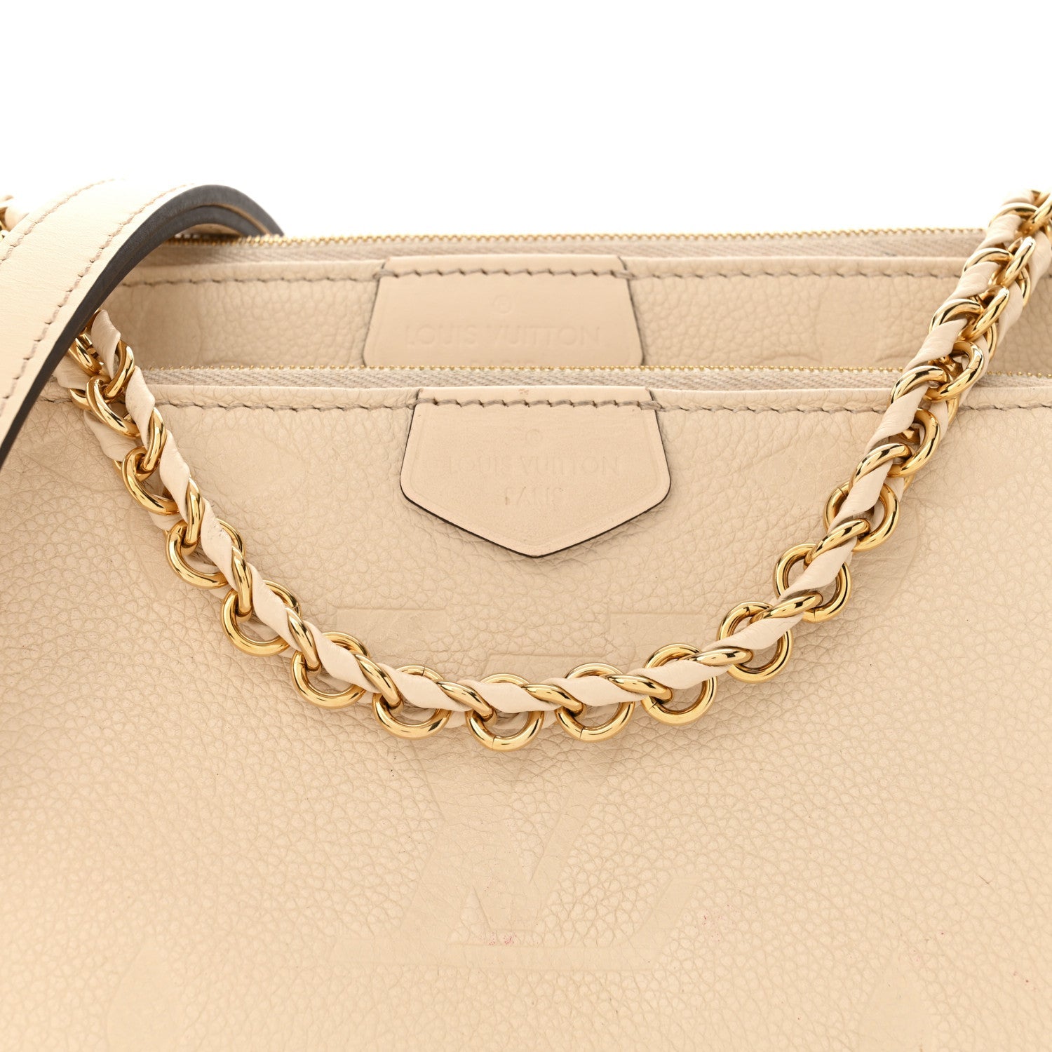 Louis Vuitton Empreinte Monogram Giant Multi Pochette Accessories Cream