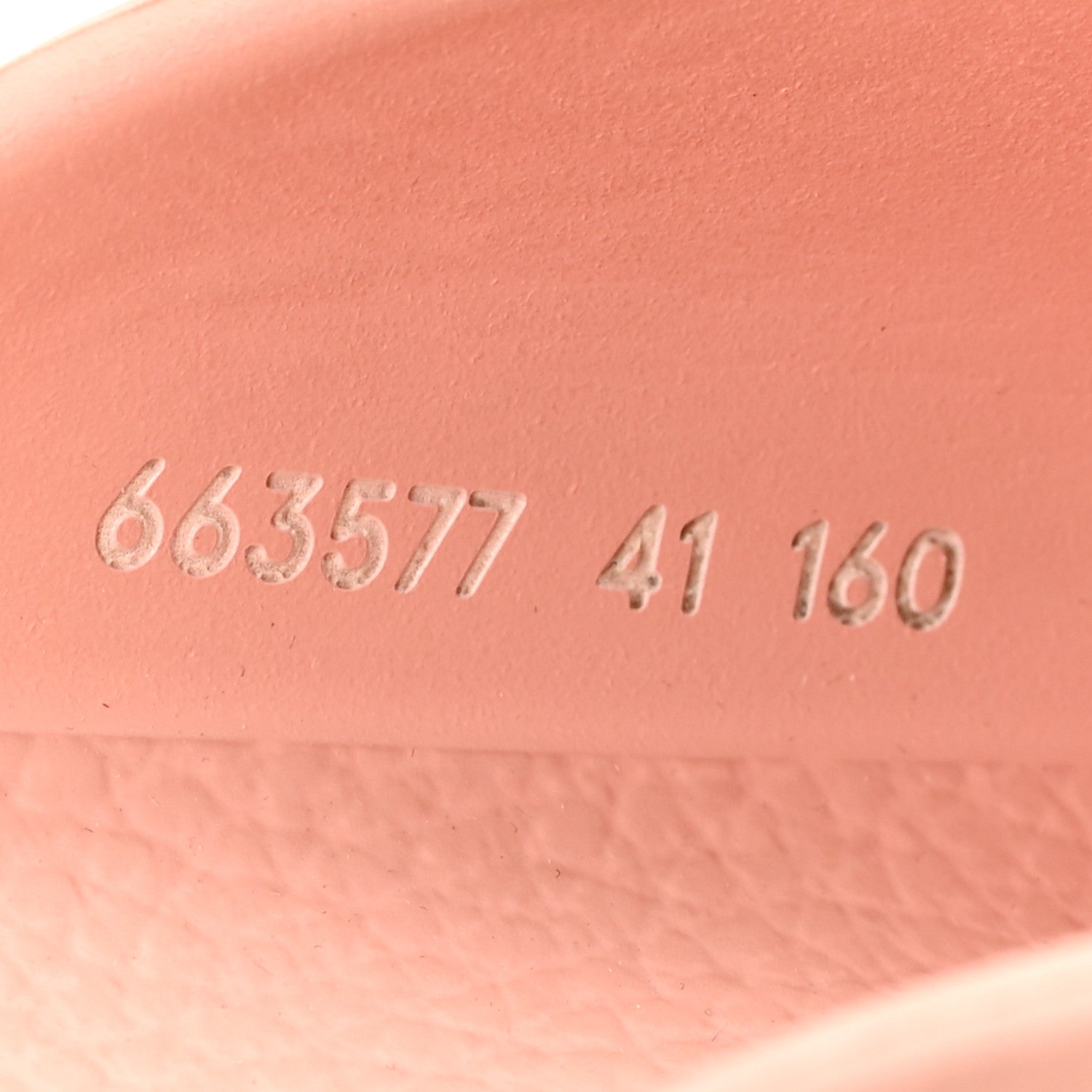 Gucci Rubber GG Monogram Perforated Elea Platform 55mm Lug Sole Sandals 41 Peachy Chic